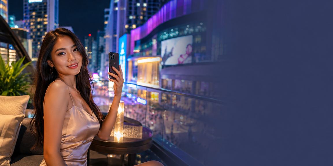 Antara muka aplikasi mudah alih 47120 menunjukkan navigasi lancar dan visual berkualiti